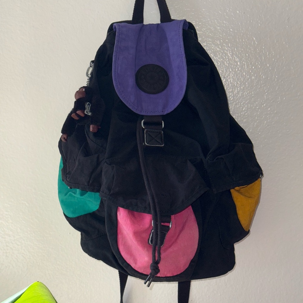 Kipling vintage color patch Backpack